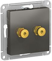 Розетка аудио без рамки Systeme Electric AtlasDesign 2-м. сталь картинка